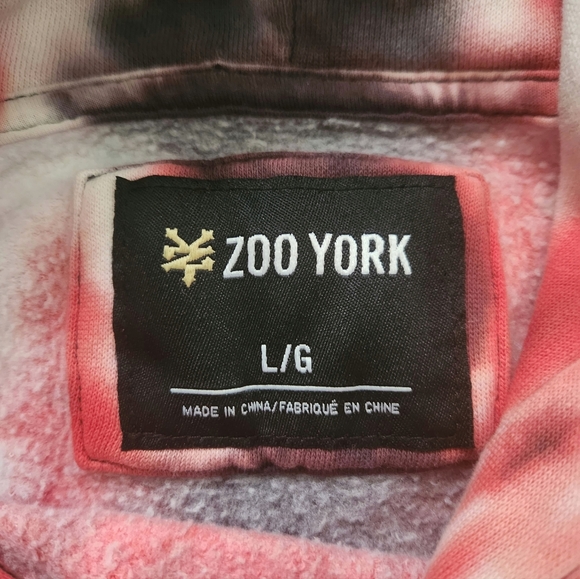 Zoo York tyedye hoodie size large - Picture 2 of 3